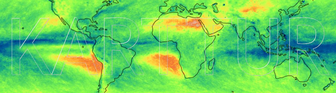 Standard deviation for rainfall 2001-2016, global tropics