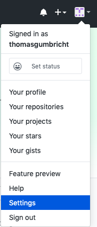 github-menu-select-settings